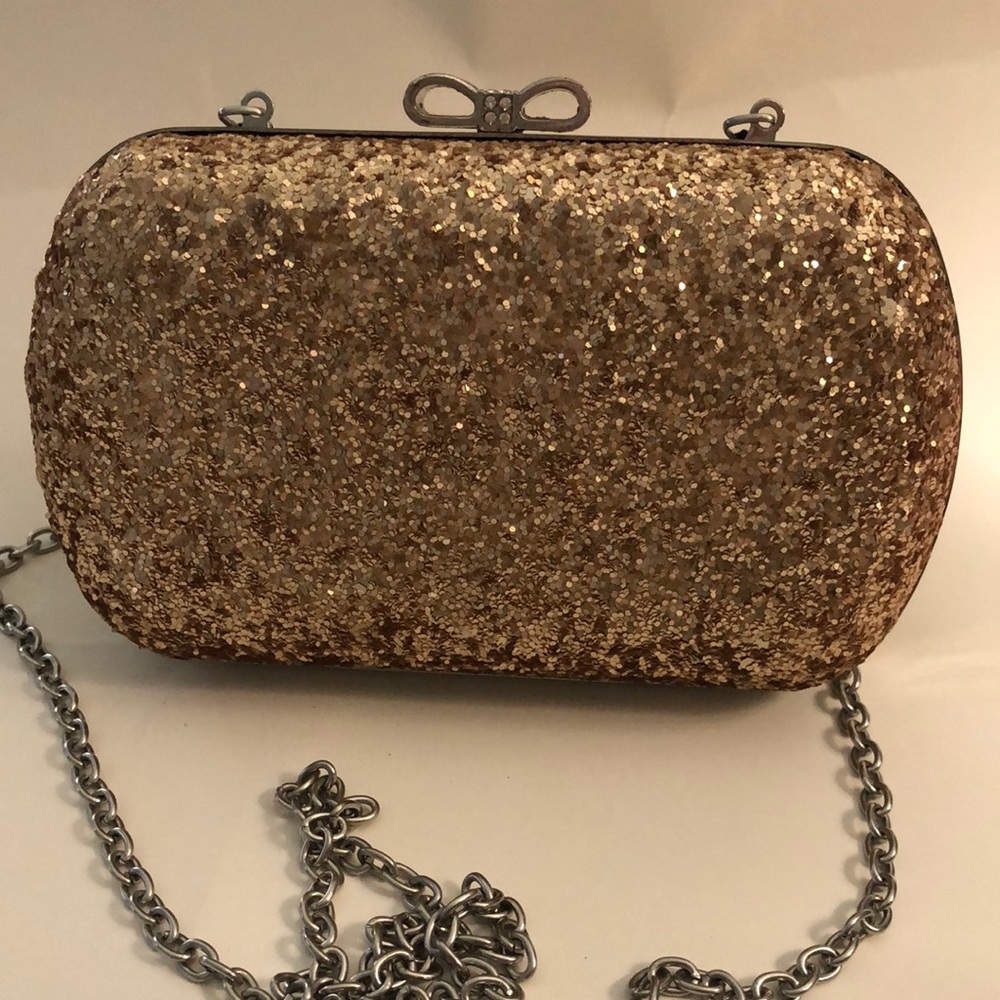 Claire's Gold Glamorous Clutch